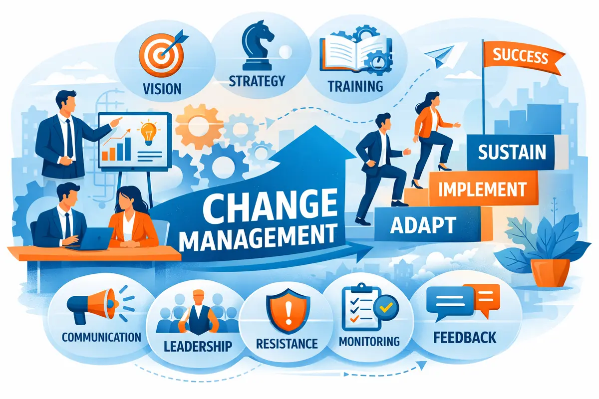 Change Management : méthodes, modèles et stratégies pour la conduite du changement en 2026