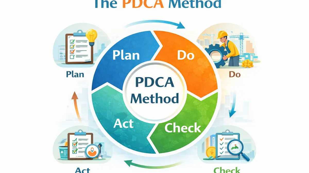 PDCA (Plan-Do-Check-Act) : guide stratégique complet de la roue de Deming pour l'amélioration continue en 2026