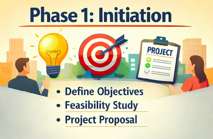 Initiierungsphase - Vision, Machbarkeit und Projektauftrag
