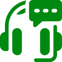Icône de support réactif offrant une assistance dédiée