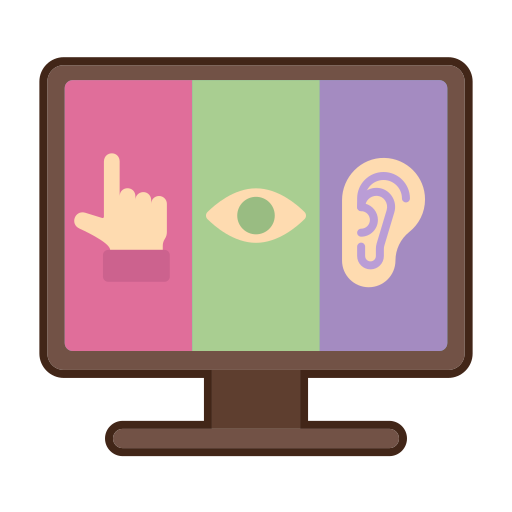 Icon for training flexibility and accessibility