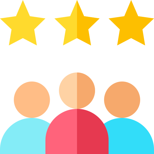 Client reviews icon for project management training